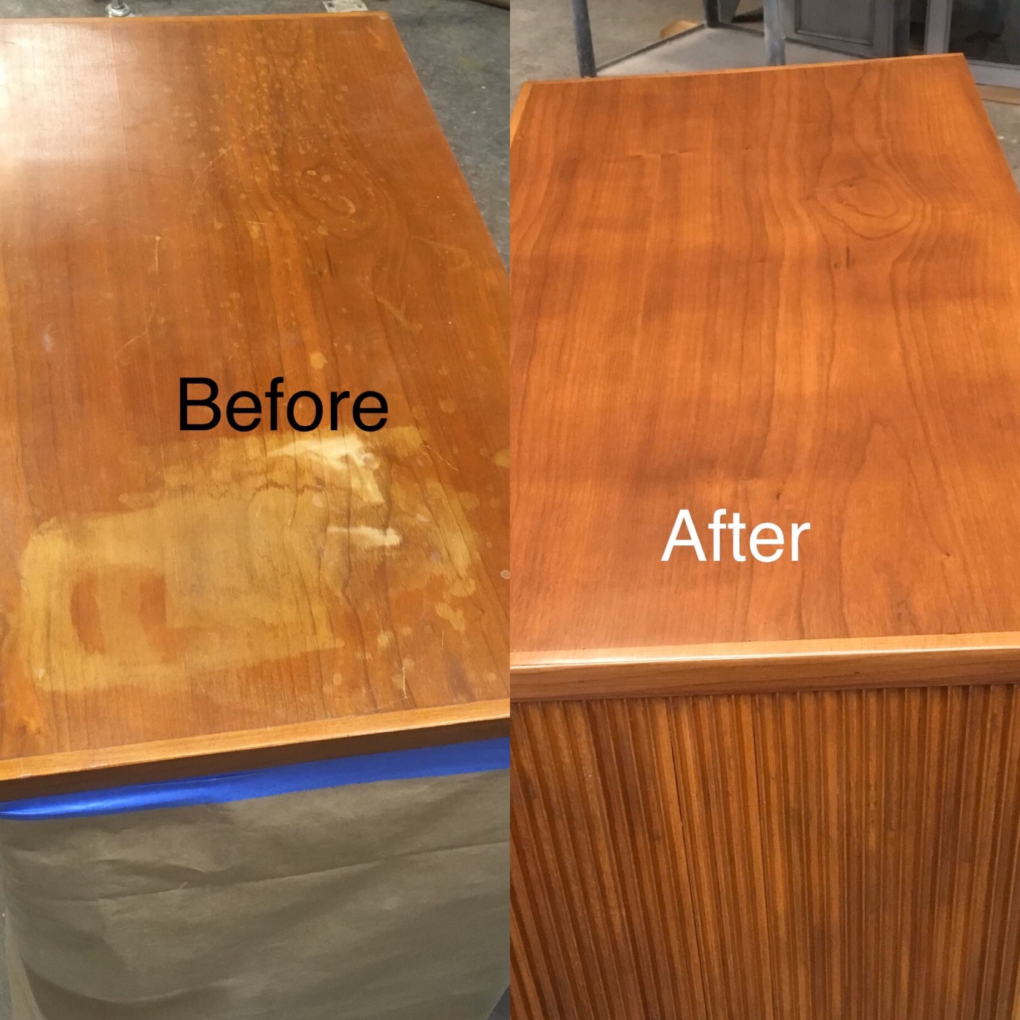 Furniture restoration craftsmanship